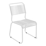 Schaffner Säntis Chaise luge Spaghetti – Blanc 90 / Blanc 90
