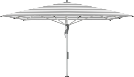 Glatz Parasol FORTELLO LED easy carre Cat.5 555 Grey Stripe