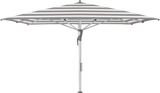 Glatz Parasol FORTELLO LED easy carre Cat.5 570 Steel Stripe