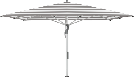 Glatz Parasol FORTELLO LED easy carre Cat.5 570 Steel Stripe
