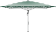 Glatz Parasol FORTELLO LED easy carre Cat.5 589 Green Stripe