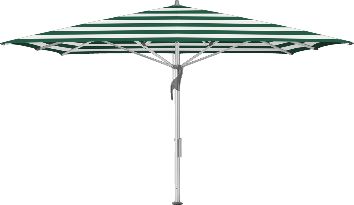 Glatz Parasol FORTELLO LED easy carre Cat.5 589 Green Stripe