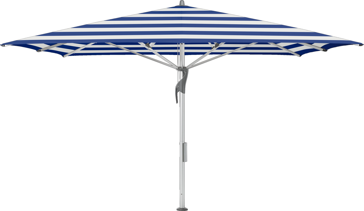 Glatz Parasol FORTELLO LED easy carre Cat.5 602 Blue Stripe