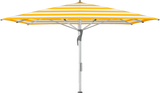Glatz Parasol FORTELLO LED easy carre Cat.5 624 Yellow Stripe