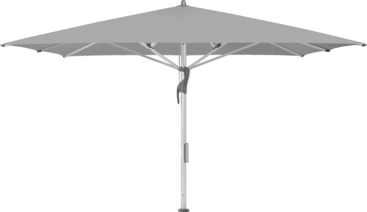 Glatz Parasol FORTELLO LED easy carre Cat.5 652 Silver