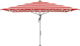 Glatz Parasol FORTELLO LED easy carre Cat.5 800 Red Stripe