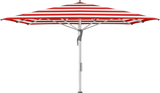 Glatz Parasol FORTELLO LED easy carre Cat.5 800 Red Stripe