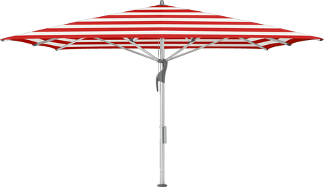 Glatz Parasol FORTELLO LED easy carre Cat.5 800 Red Stripe