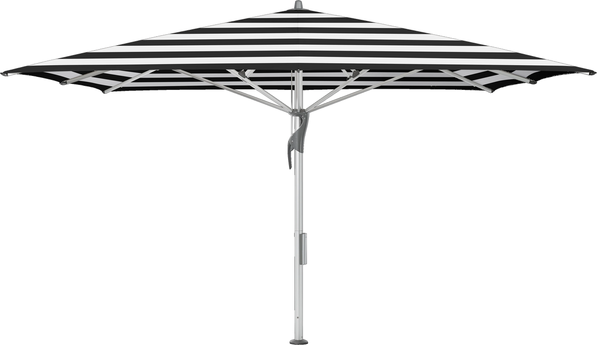 Glatz Parasol FORTELLO LED easy carre Cat.5 810 Black Stripe