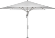 Glatz Parasol FORTELLO LED easy rond Cat.5 555 Grey Stripe
