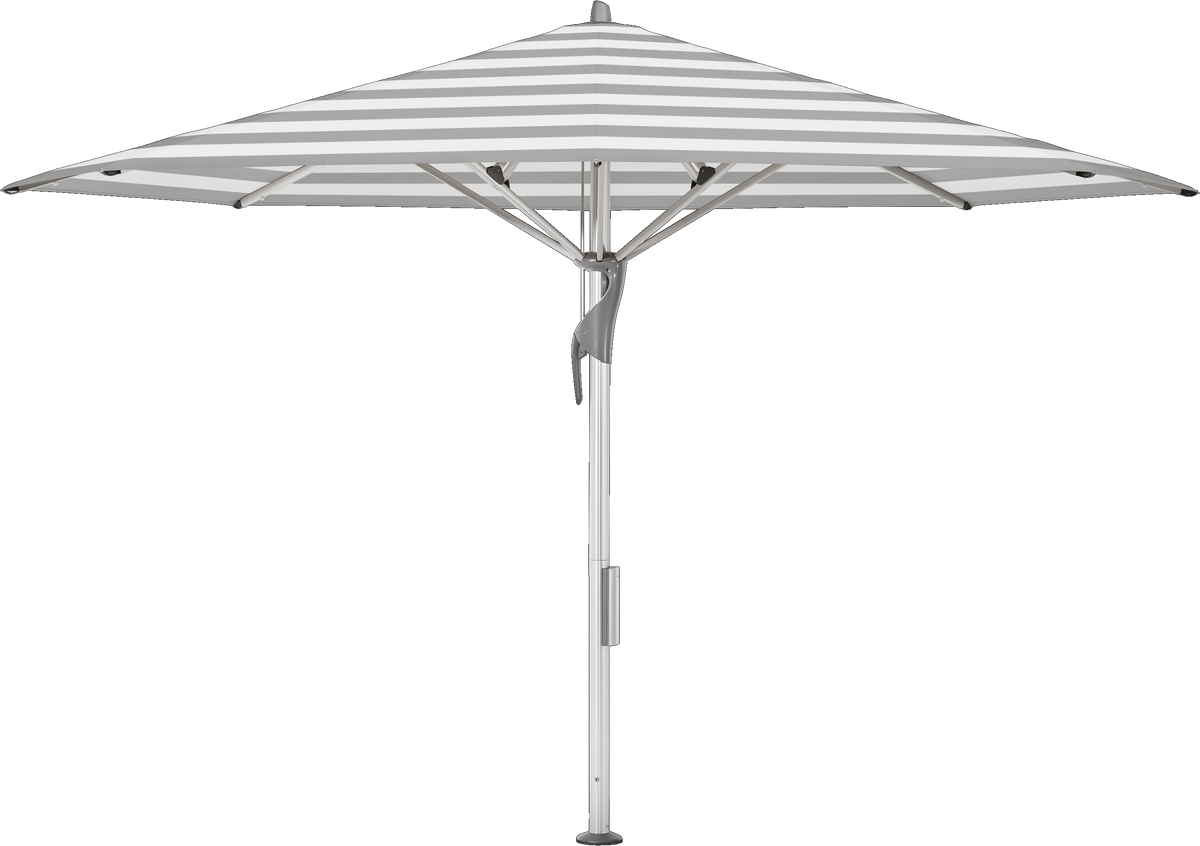 Glatz Parasol FORTELLO LED easy rond Cat.5 555 Grey Stripe