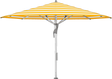 Glatz Parasol FORTELLO LED easy rond Cat.5 624 Yellow Stripe