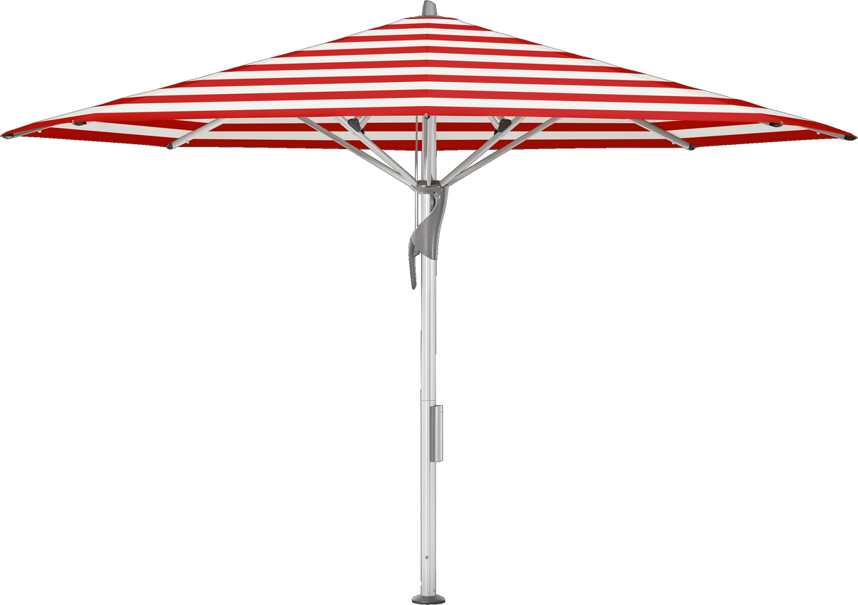 Glatz Parasol FORTELLO LED easy rond Cat.5 800 Red Stripe
