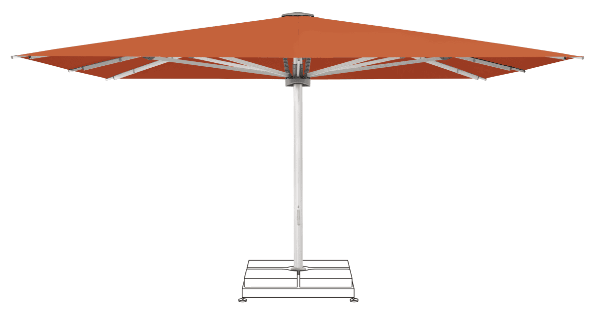 Glatz Parasol PALAZZO Noblesse carre Cat.5 513 Outback