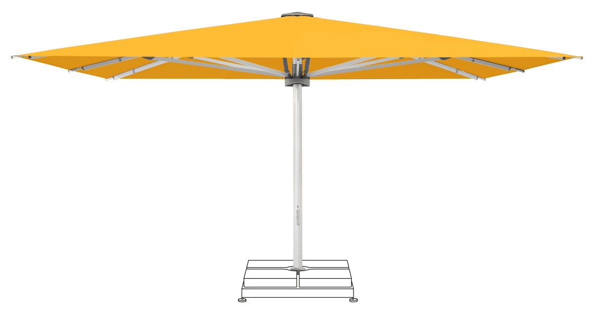 Glatz Parasol PALAZZO Noblesse carre Cat.5 514 Corn