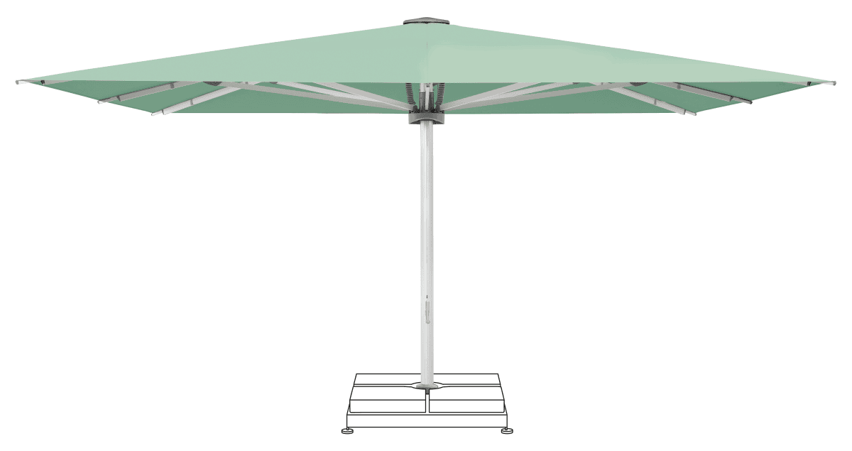 Glatz Parasol PALAZZO Noblesse carre Cat.5 581 Jade