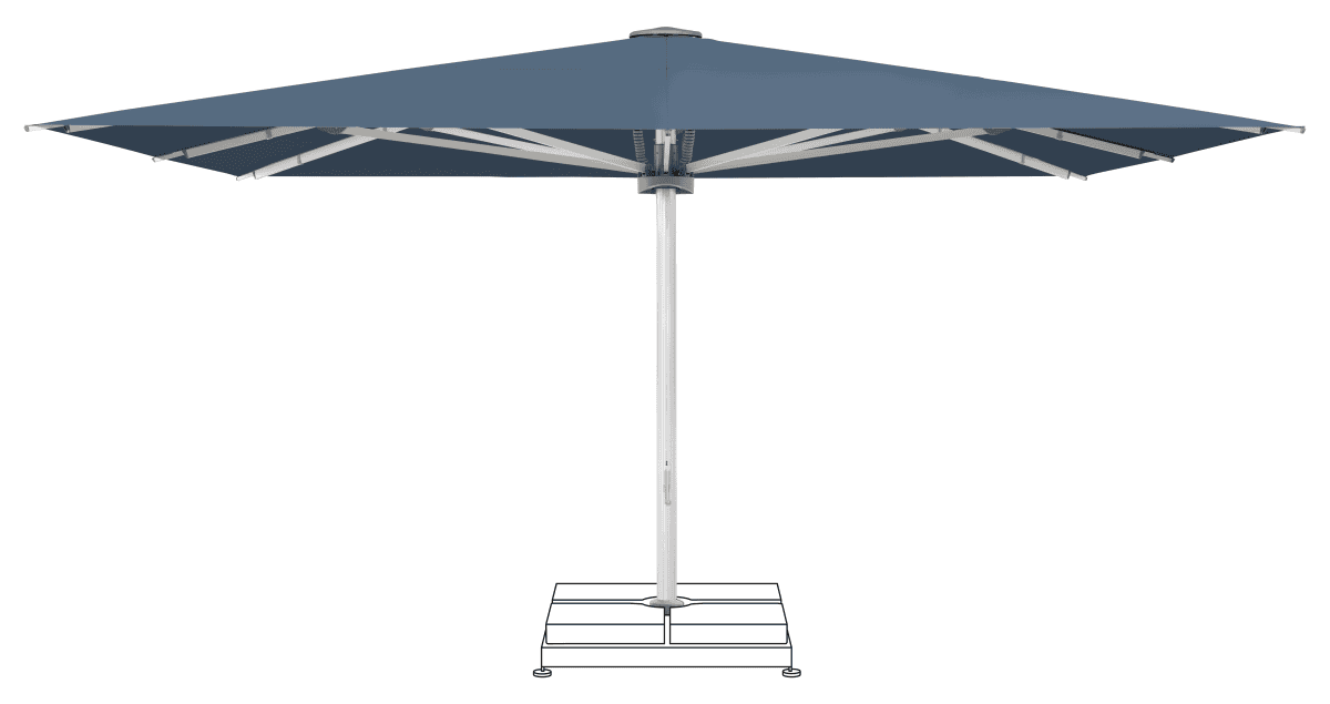 Glatz Parasol PALAZZO Noblesse carre Cat.5 600 Wave