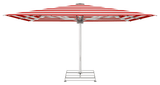 Glatz Parasol PALAZZO Noblesse carre Cat.5 800 Red Stripe