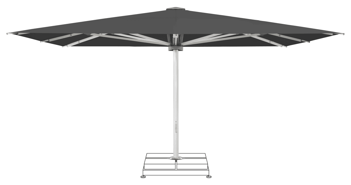 Glatz Parasol PALAZZO Noblesse carre Cat.5 809 Midnight