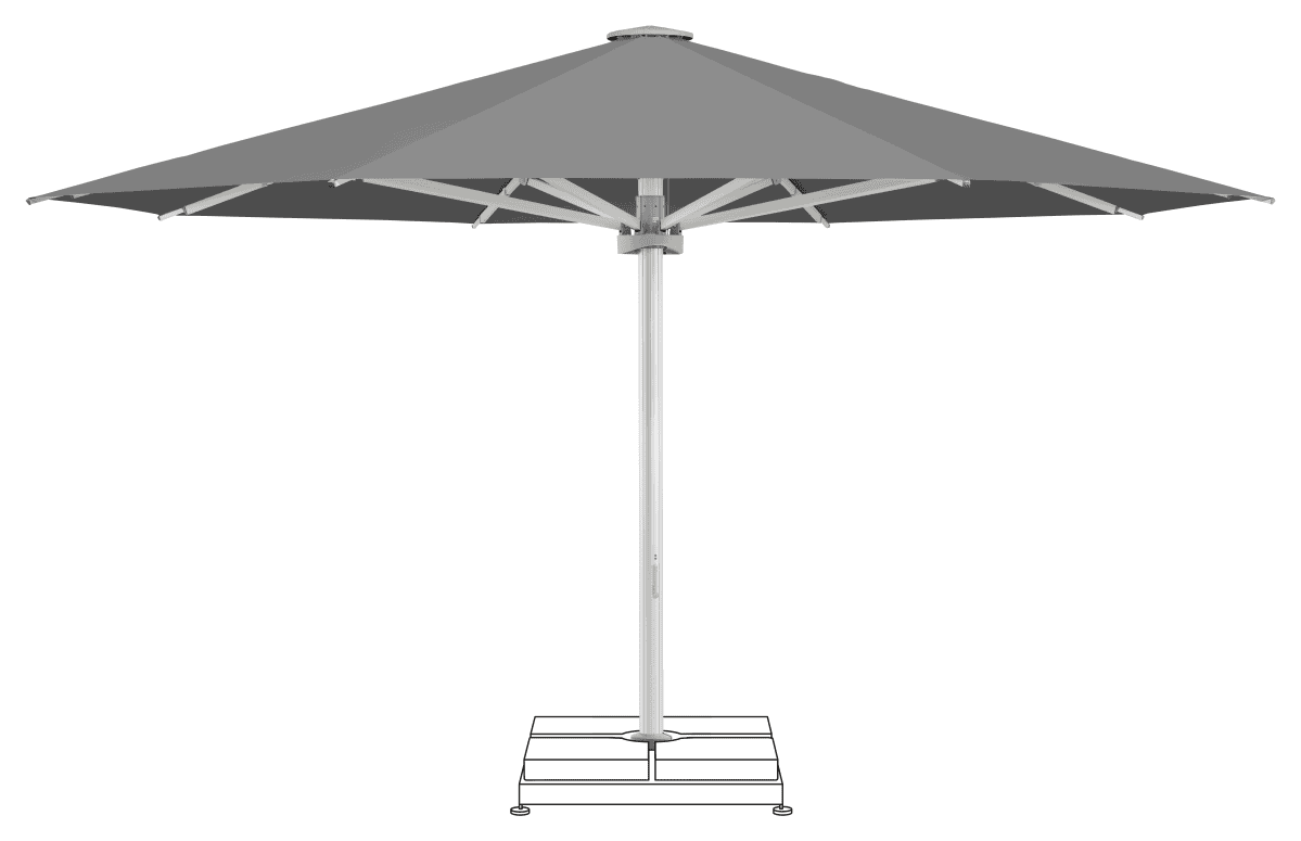 Glatz Parasol PALAZZO Noblesse rond Cat.5 502 Thunder
