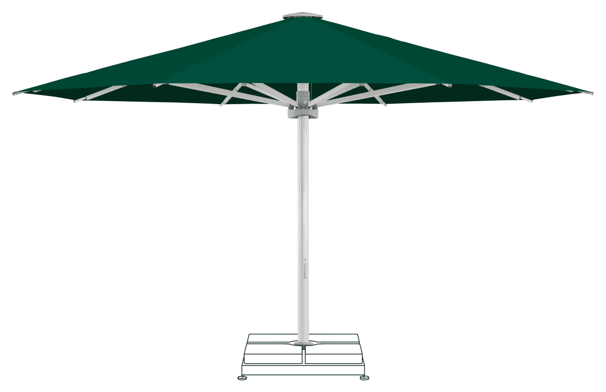 Glatz Parasol PALAZZO Noblesse rond Cat.5 521 Aloe