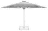 Glatz Parasol PALAZZO Noblesse rond Cat.5 570 Steel Stripe