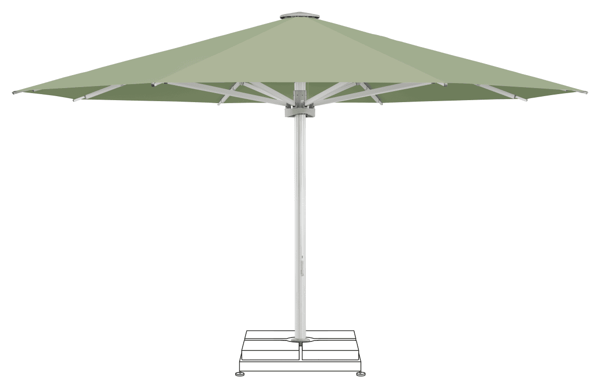Glatz Parasol PALAZZO Noblesse rond Cat.5 579 Pistachio