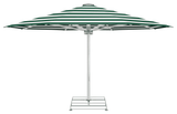 Glatz Parasol PALAZZO Noblesse rond Cat.5 589 Green Stripe
