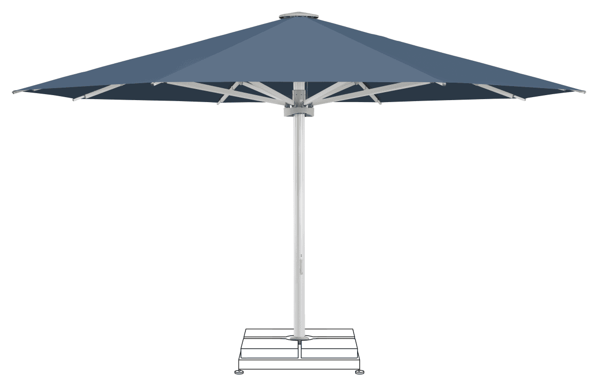 Glatz Parasol PALAZZO Noblesse rond Cat.5 600 Wave