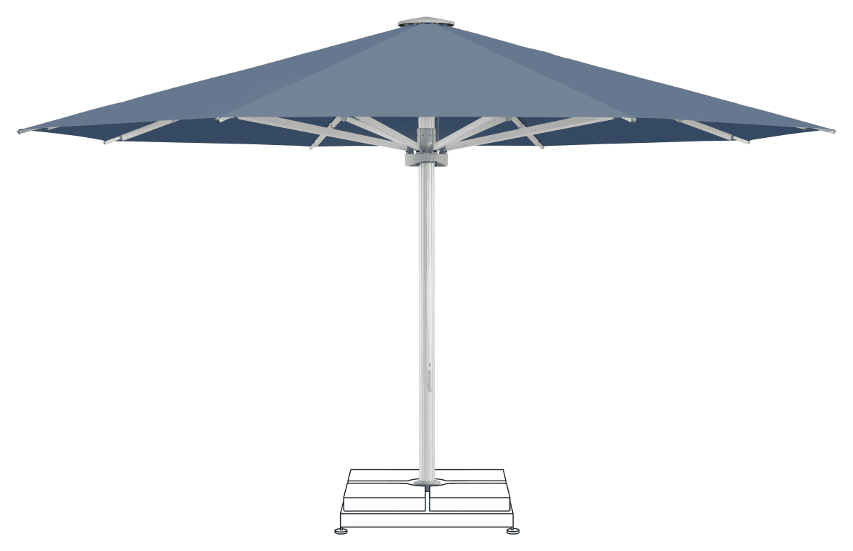 Glatz Parasol PALAZZO Noblesse rond Cat.5 601 Waterfall