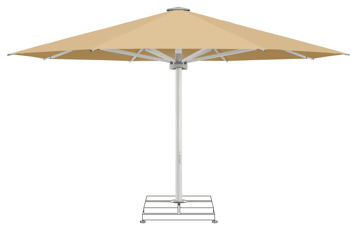 Glatz Parasol PALAZZO Noblesse rond Cat.5 604 Cereal