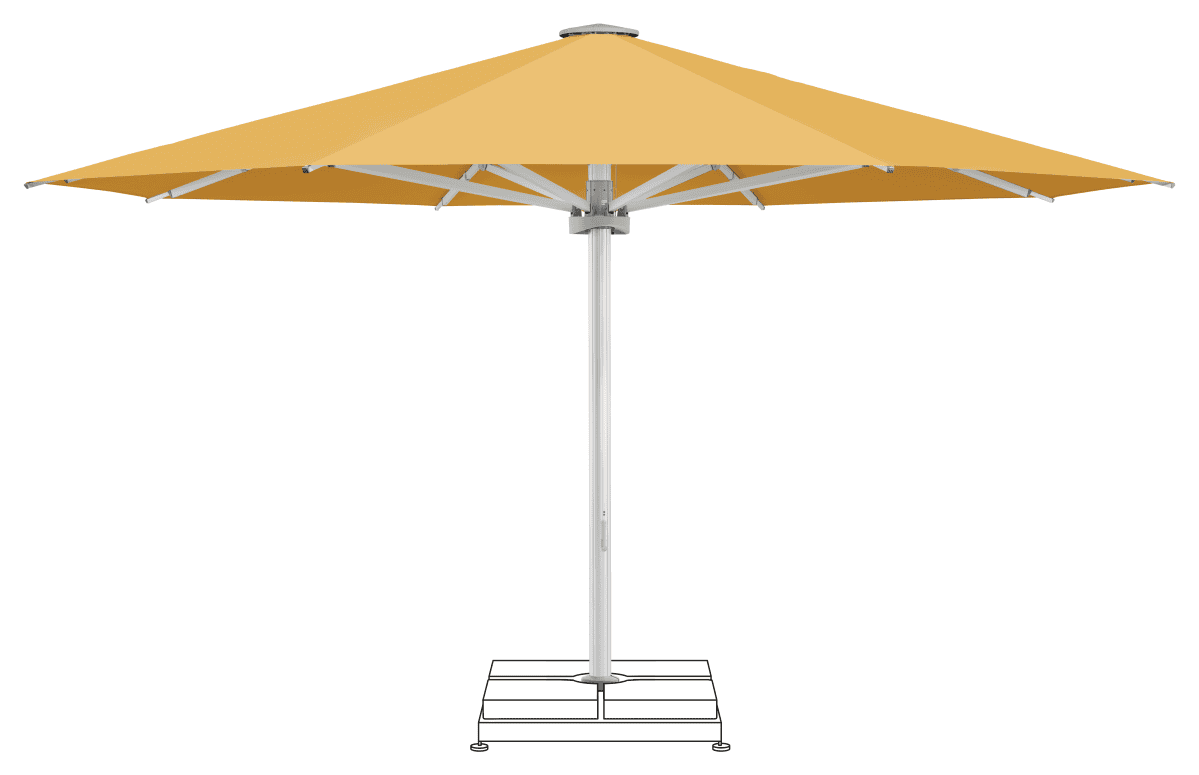 Glatz Parasol PALAZZO Noblesse rond Cat.5 617 Safran