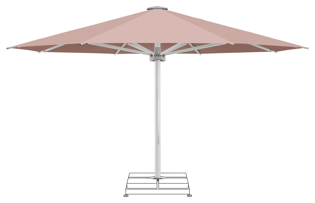 Glatz Parasol PALAZZO Noblesse rond Cat.5 639 Blush