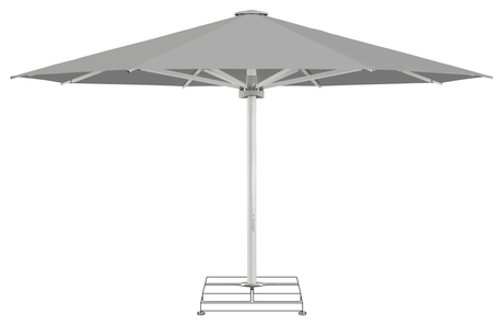 Glatz Parasol PALAZZO Noblesse rond Cat.5 652 Silver