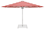 Glatz Parasol PALAZZO Noblesse rond Cat.5 800 Red Stripe