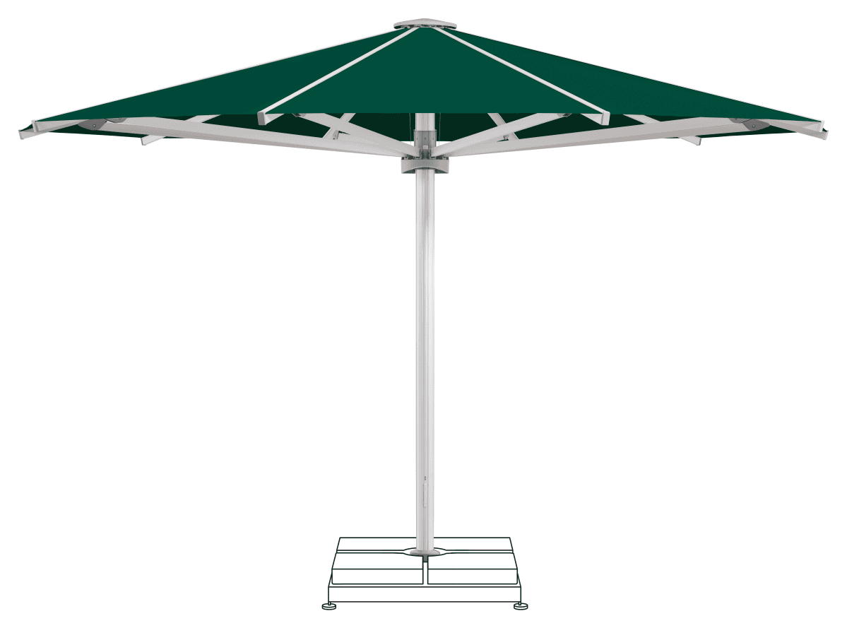 Glatz Parasol PALAZZO Royal rond Cat.5 521 Aloe