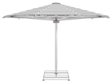 Glatz Parasol PALAZZO Royal rond Cat.5 555 Grey Stripe