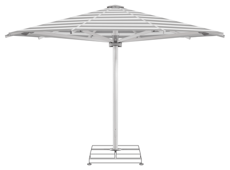 Glatz Parasol PALAZZO Royal rond Cat.5 555 Grey Stripe