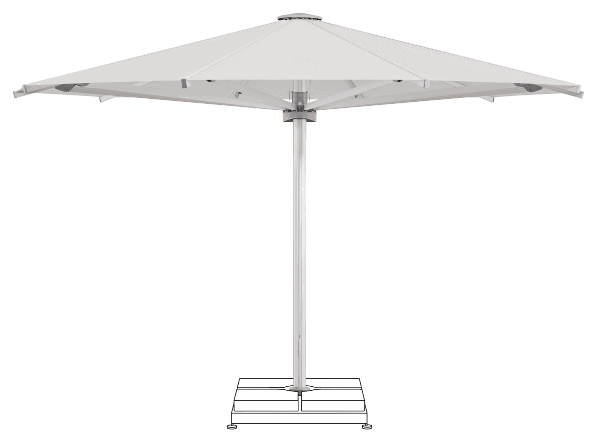 Glatz Parasol PALAZZO Royal rond Cat.5 556 Alabaster