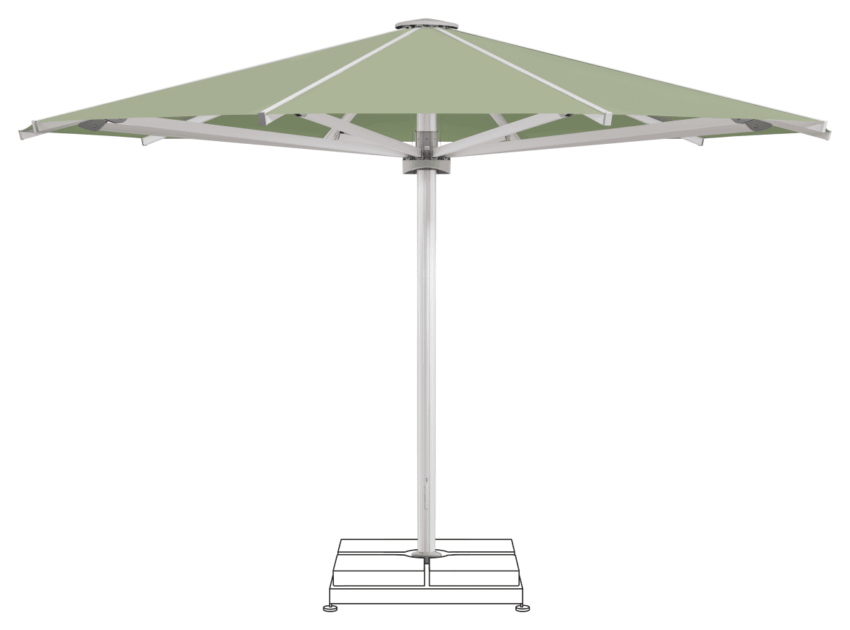 Glatz Parasol PALAZZO Royal rond Cat.5 579 Pistachio