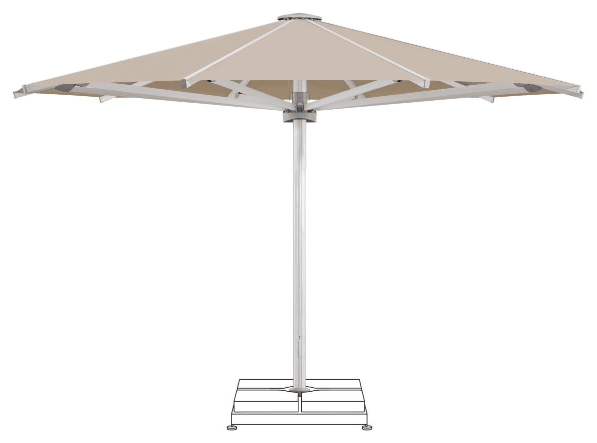 Glatz Parasol PALAZZO Royal rond Cat.5 803 Linen