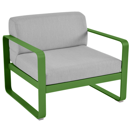 Fermob Bellevie Fauteuil Vert croquant G7 / Gris flanelle 79