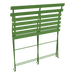 Fermob Bistro Banquette 2 places Banc pliant Vert croquant G7
