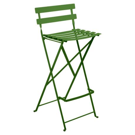 Fermob Bistro Chaise haute de bar pliante Vert croquant G7