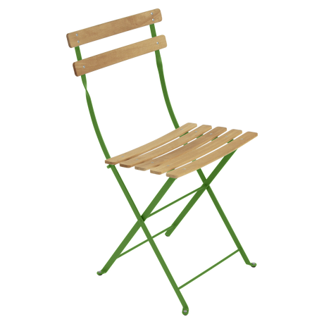 Fermob Bistro Chaise naturel pliante Vert croquant G7