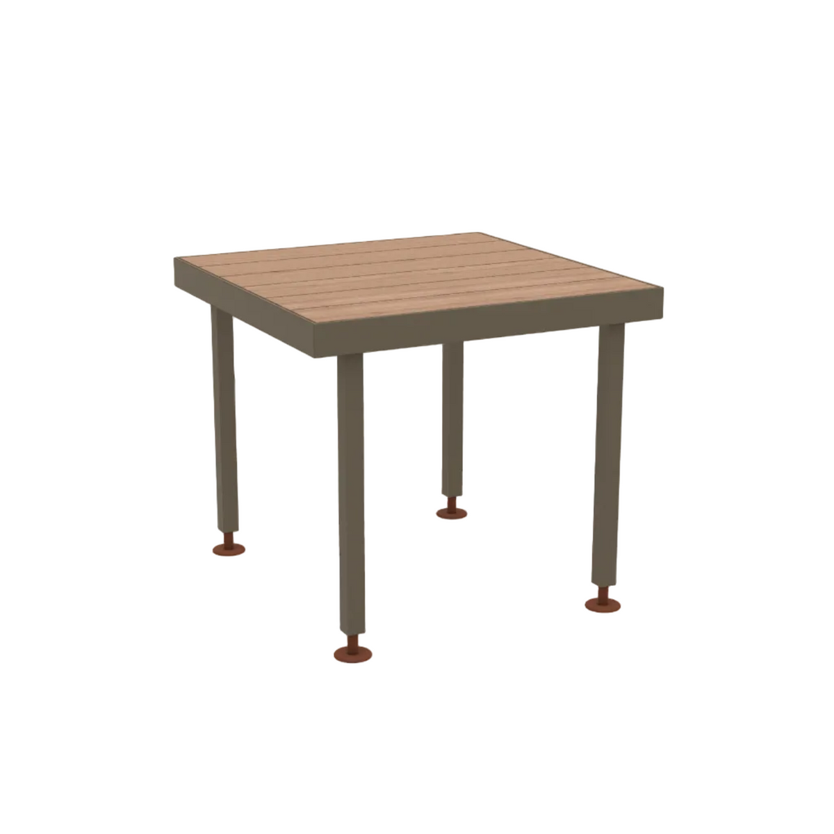 Ethimo Seeds Table repas 80x80cm