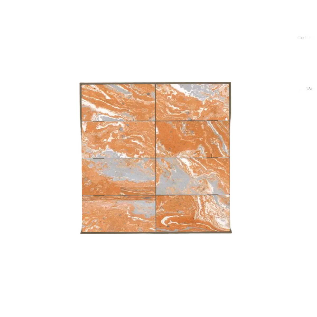 Ethimo Seeds Table repas 80x80cm