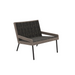 Ethimo Allaperto Mountain Etwick Fauteuil bas Lounge, Coussins non inclus