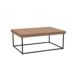 Ethimo Allaperto Mountain Tartan Table Basse Rectangulaire 100x70cm H:40cm