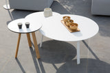 Diphano Easy-Fit Table basse Elite S ronde Ø80cm (H:36cm) Pieds alu - Plateau alu
